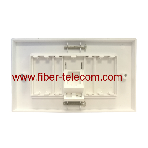 1port UK type Flat Wall Plate