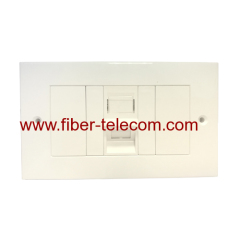 1port UK type Flat Wall Plate