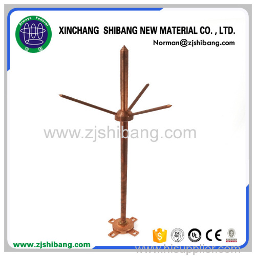 Copper lightning rod of preventing lightning strikes supplies