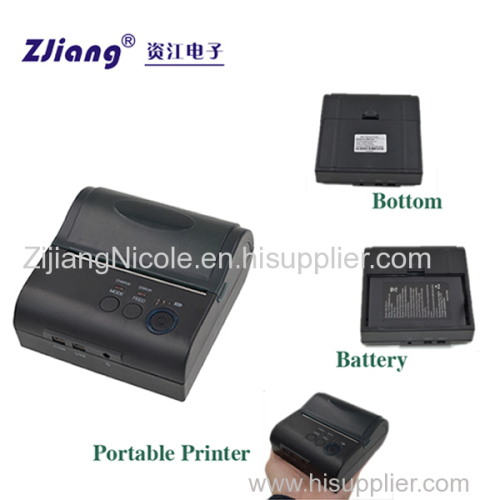 2 inch portable android handheld bluetooth printer bluetooth thermal pos printer 80mm
