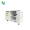 Tambour Door Storage office mobile cabinet small pedestal filing cabinet 3 section slide way fold key