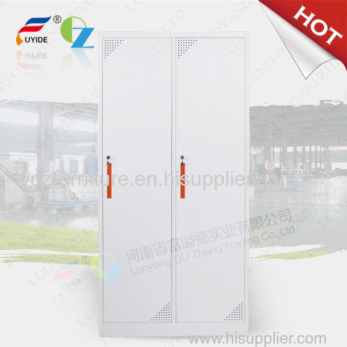 High Quality Cheap Office Staff Clothes 2 Doors Steel Locker steel locker wardrobe steel cabinet clothes steel locker