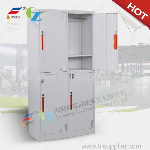 Metal steel locker Office use storage steel filling cabinet Modern stainless steel locker 4 door steel locker