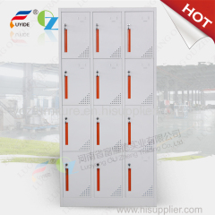 Latest stainless steel locker 12 door steel locker Office use storage steel filling cabinet Metal steel locker
