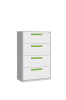 Easy Assemble-Designed Metal 4 drawer Vertical File Cabinets Storage Cabinet
