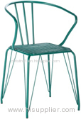 New Metal Arm Chair With Wire Seat