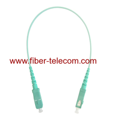 SC to SC OM3 Simplex Fiber Optical Patch Cable 1M