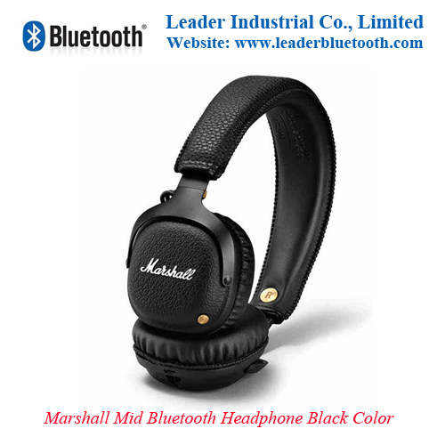 Marshall Mid Bluetooth Headphone In Black Color By Leader Industrial Co Limited ( leaderbluetooth )