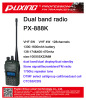 Dual band radio PuXing-888K