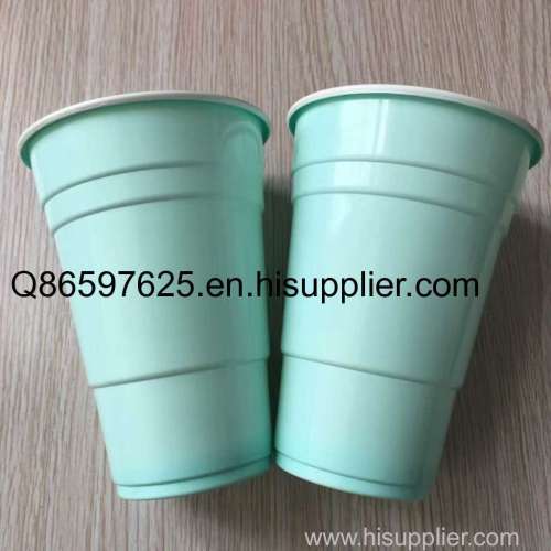 14oz 425ml PP Solo cup Party cup double color plastic cup Beer pong cup