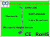 Ultrasonic Electronic Height and weight scale with coin operated and printer