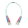 FC to FC OM3 Duplex AQUA Fiber Optical Patch Cord 3M