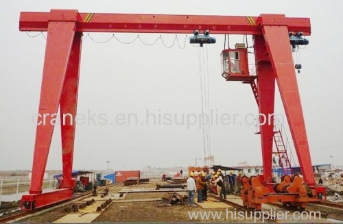 Construction Industrial Yard Single Beam Gantry Crane Manufacturer