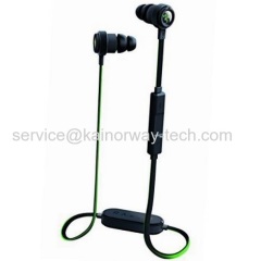 Razer Hammerhead Bluetooth Wireless In-Ear Headphone Headset Green Black In-Line Remote & Mic