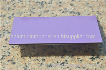 Breakable Customized High-glossy Purple ACP/Aluminum Composite Panel with Factory Price