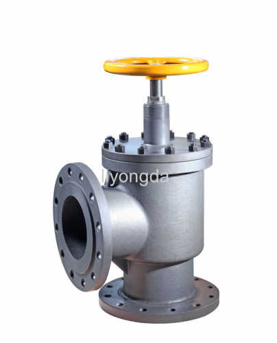 Flange straight Angle ball iron globe valve