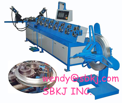 round flange forming machine for air duct
