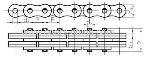 glass machinery drag chain