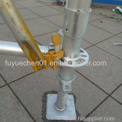 hot sale 48.3mm silver hot dip galvanized ringlock scaffolding for sale