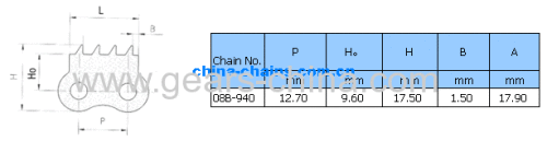 Solid Bearing Pin Conveyor Chain ISO Standard Chain Conveyor Chain Hollow Bearing Pin Chain Deep Link Chain