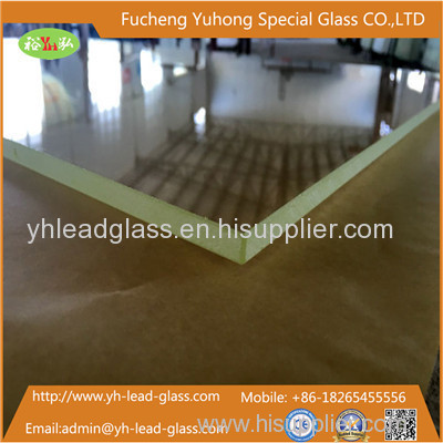 X-ray Observation Window Lead Glass