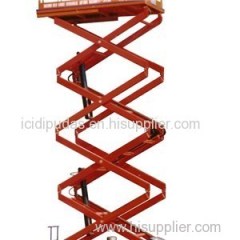 Scissor Lift Aerial Working Platform for Indoor Installation and Maintenance