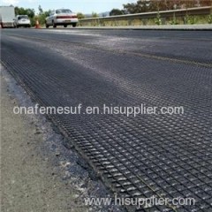 Strengthen Road Surfaces Woven Knitted Fiberglass Geogrid