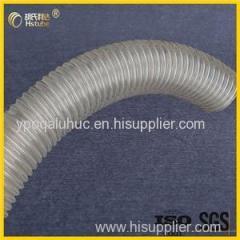 Coppered Steel Wire Flexi Smooth Of The Abrasion Pu Vent Hose