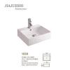 Modern Ceramic Square Basin Square Series Single Tap Hole Bathmate Bathroom Design Above Counter Art Basin