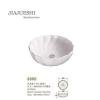 Hot Sale Hotel Use Ceramic Wash Hand Art Basin Flower Shape Euro Style Project Wash Basin In Cheap Price