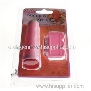 1 Set DIY Nail Art Stamper Scraper Nail Polish Stamping Decoration Manicure Kit Beauty Design Tools (SNA14)