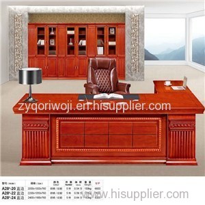 Ancient Greece Style Decoration Wood Solid Office Table