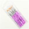 7 Pcs Color Nails Gel Brushes Kit Manicure Painting Tool (B003)