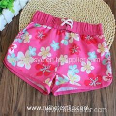 Summer Beach Shorts Stylish Flower Printed Shorts For Girls