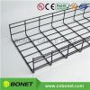 Black Powder Coated Cable Basket Tray For Low Voltage Wiring