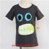 Summer Short Sleeve Baby Tee Shirt Monster Puff Print Infant Boy Clothes