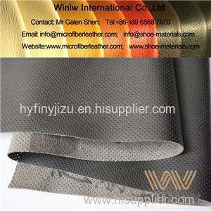 Perforated Vinyl Automotive Upholstery Material Leather