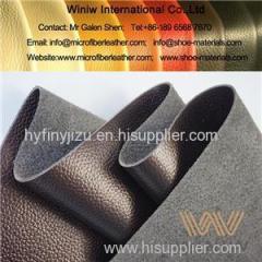 Leather Look Microfiber Upholstery Leather Fabric for Furniture