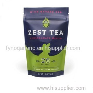 Printed Stand Up Pouches /side Gusset Bags For Tea Packaging