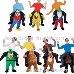 Mascot New Fancy Dress Costume-Carry Me Halloween Guy Ride On Costume