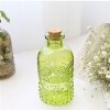 250ml Zakka Carved Glass Bottle Used For Home Fragrance Reed Diffuser Or Home Decoration