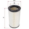 Hepa Air Filter For Forklift OEM NO.3EB-02-34750 With Good Quality