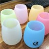 Silicone Wine Glasses 12oz The Unbreakable Wine Walker Flexible Plastic Stemless Cups Shatterproof & Reusable