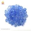 Light Blue Landscape Glass Mulch and Colored Glass Chips for Home Decorative
