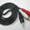 Hot Sale Transparent Pvc Flowing Light Aux Led Light Aux Audio Cable Copper Rca Speaker Cable