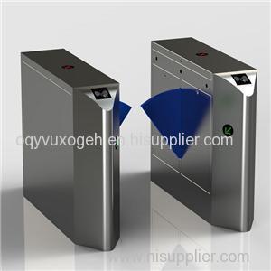 Automatic Crowd Security Access Control FlapTurnstile with ID Card Reader and Face Recognition