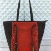 PU Leather WOMEN Shoulder Bags Studded With Bronze Beads