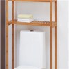 Bamboo Space Saver & Standing Towel Shelves Over The Toilet Etagere
