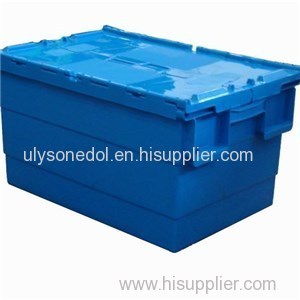 Q235B Material Steel Metal Turnover Box For Material Handling