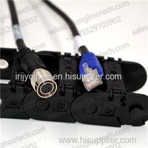 Industrial Grade RJ45 8 Position To Hirose 6 Pole 12pole Signal Cable For Sorting Machine